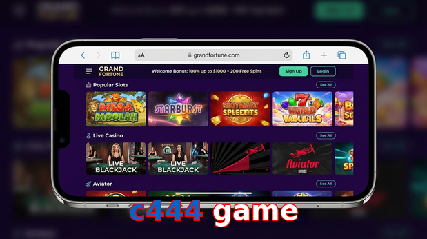 Main screen of C444 Game ios page for PK players